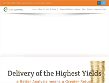 Tablet Screenshot of core-scientific.com